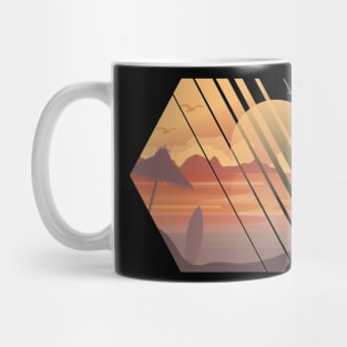 Fading Sunset At The Beach Mug